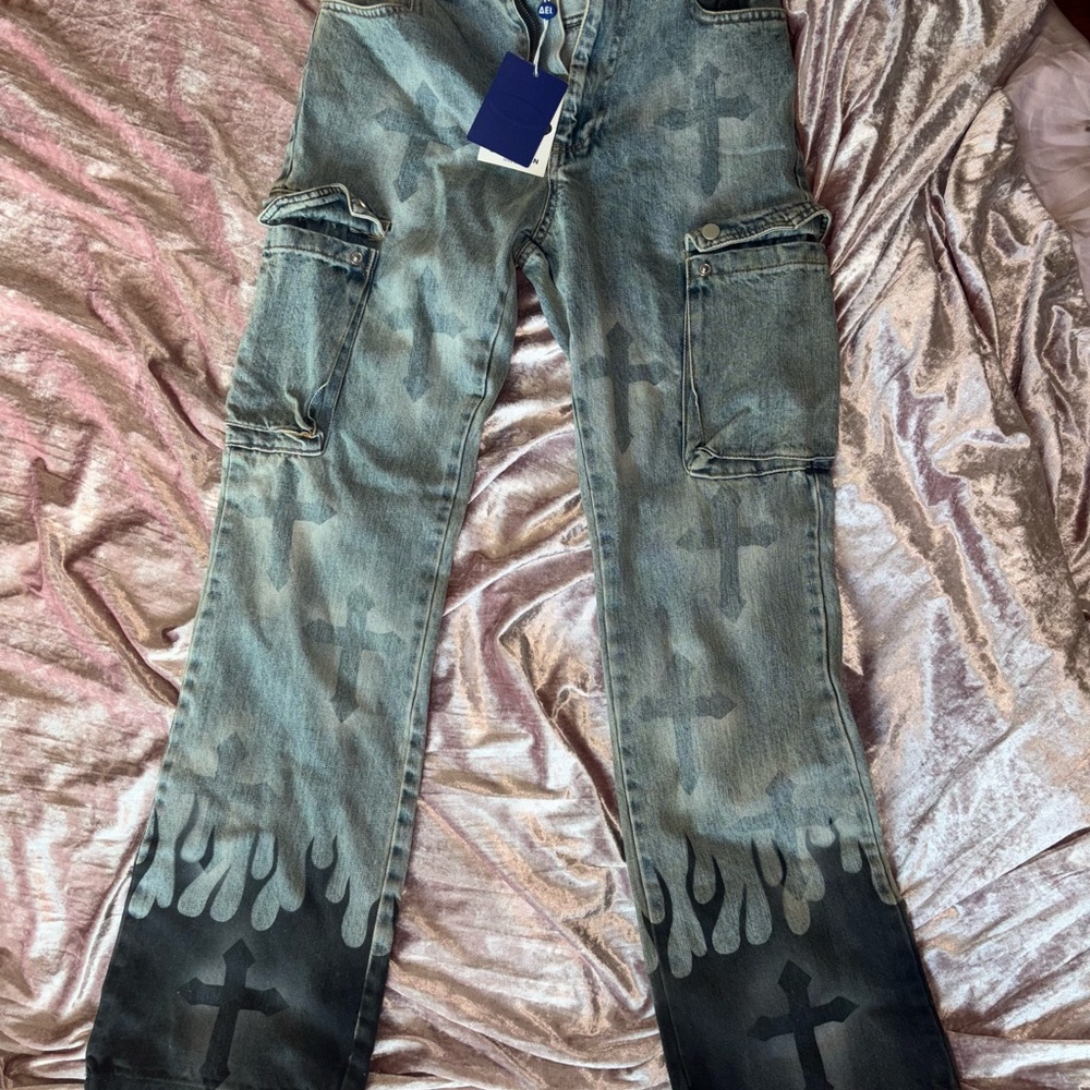 Aelfric Eden Flame & Cross Vibe Jeans